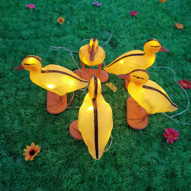 Solar Creative Duck LED Lawn Animal Decorative Landscape Light