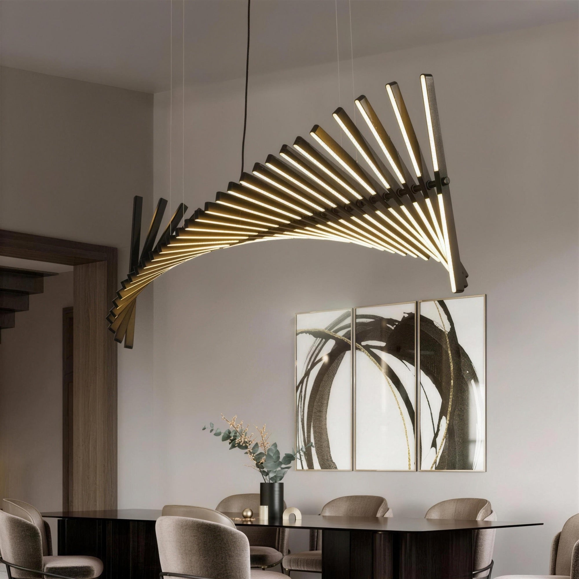 Ösedum Plume Linear Chandelier