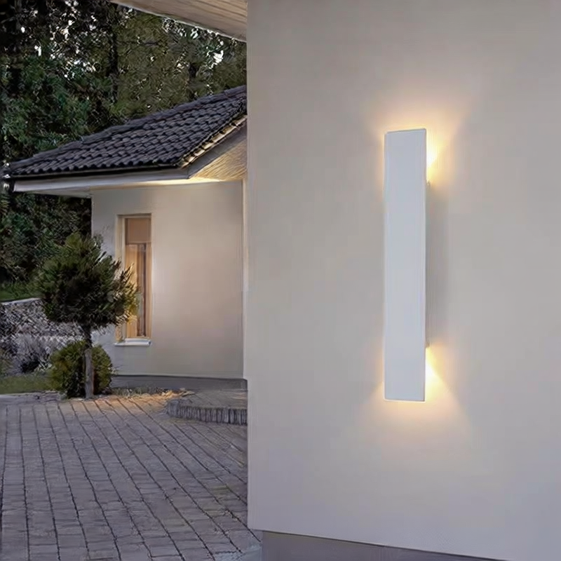 Long Strip LED Wall Lamp | Linear Waterproof Outdoor Sconce | Garden Porch Pathway Light