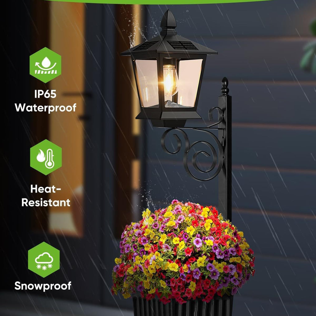 Solar-powered decorative lights