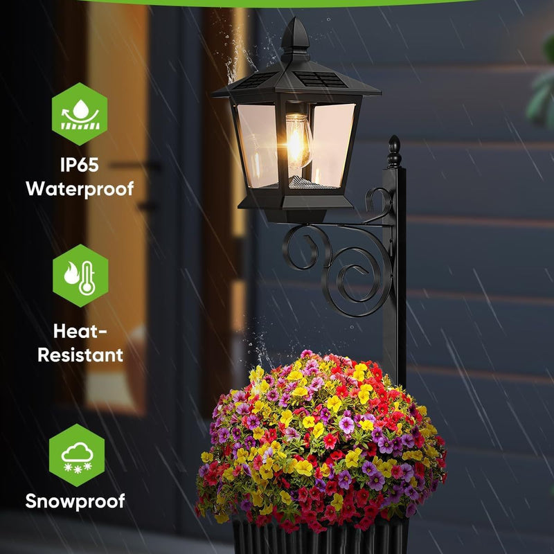 Solar-powered decorative lights