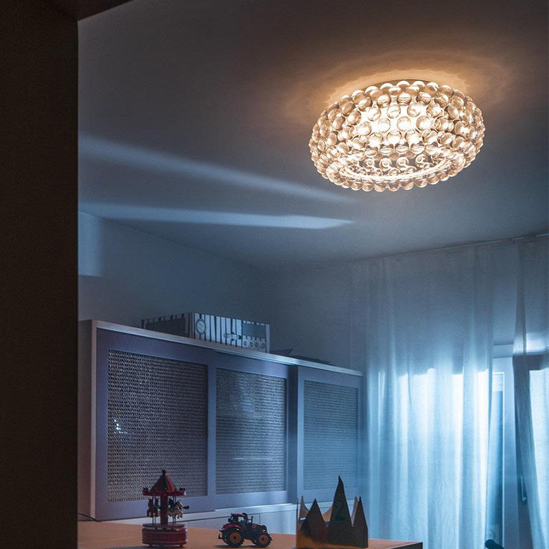 Circular creative art ceiling lamp