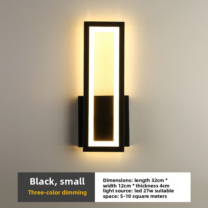 Living room background wall light