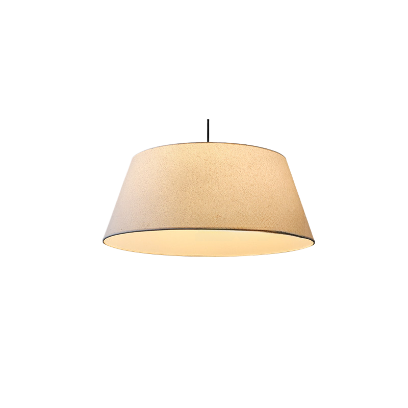 Wabi-Sabi Fabric Chandelier | Rustic Linen Pendant Light for Dining Room & Living Room