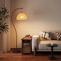 Retro Lotus Leaf Floor Lamp | S-Curve Vintage Standing Lamp | Eye Protection Reading Light | Home Décor