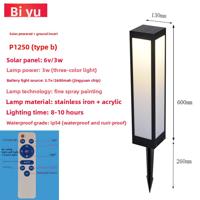 Solar Powered Outdoor Garden Light