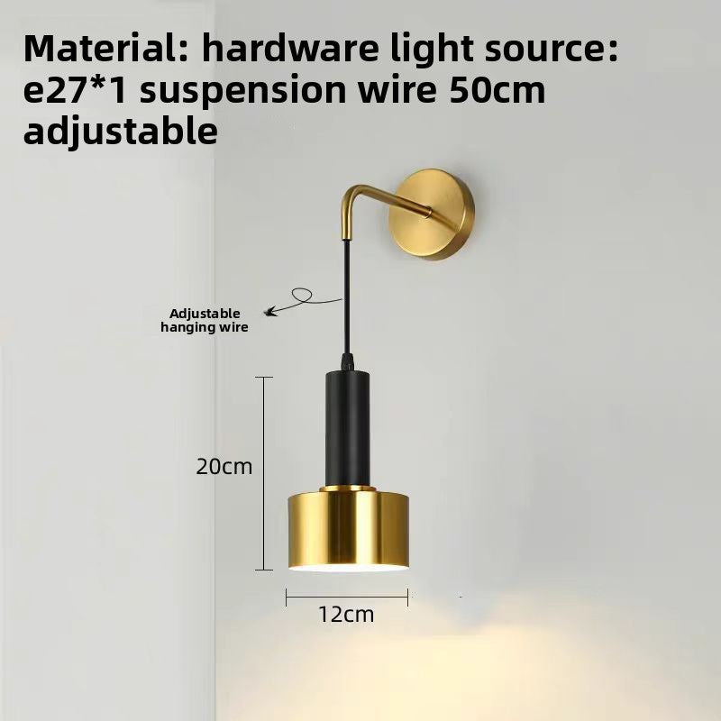 Minimalist Nordic LED Wall Lamp | Modern Sconce for Bedroom Hallway | Affordable Luxury Lighting