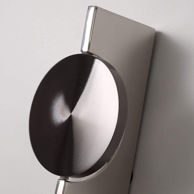 Minimalist Stainless Steel Projection Wall Lamp