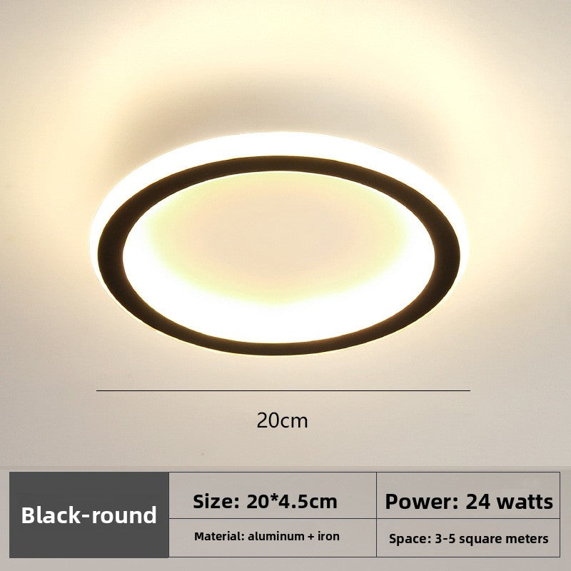 Ultra-Thin LED Ceiling Lamp | Slim Flush Mount Light | Modern Bedroom Living Room
