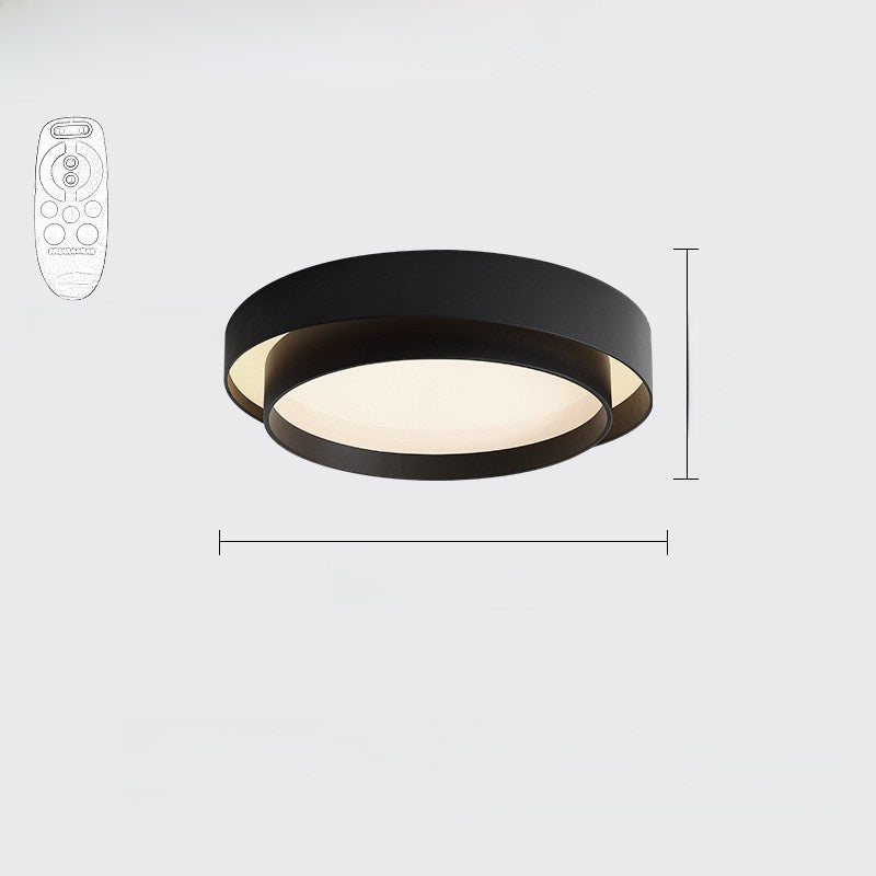 Modern LED Ceiling Light for Living Room & Bedroom | Nordic Flush Mount | Dimmable 3-Color Lamp