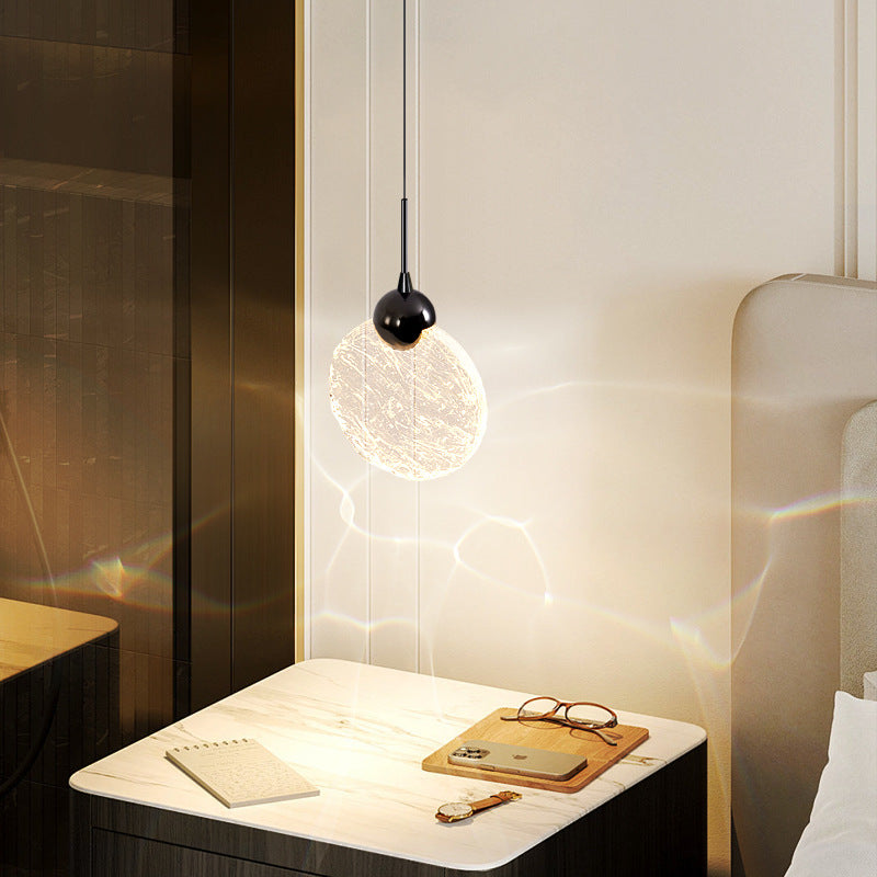 Crystal Bedside LED Chandelier | Hanging Pendant Light | Bedroom Dining Room