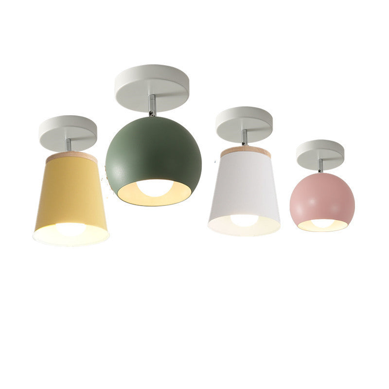 Macaron Colorful LED Ceiling Lamp | Playful Flush Mount Light | Kids Bedroom Nursery