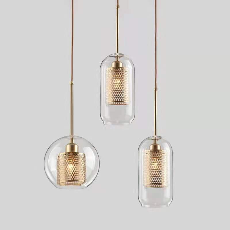 Crystal Glass Chandelier | Luxury Ceiling Pendant Light | Living Room Dining Room