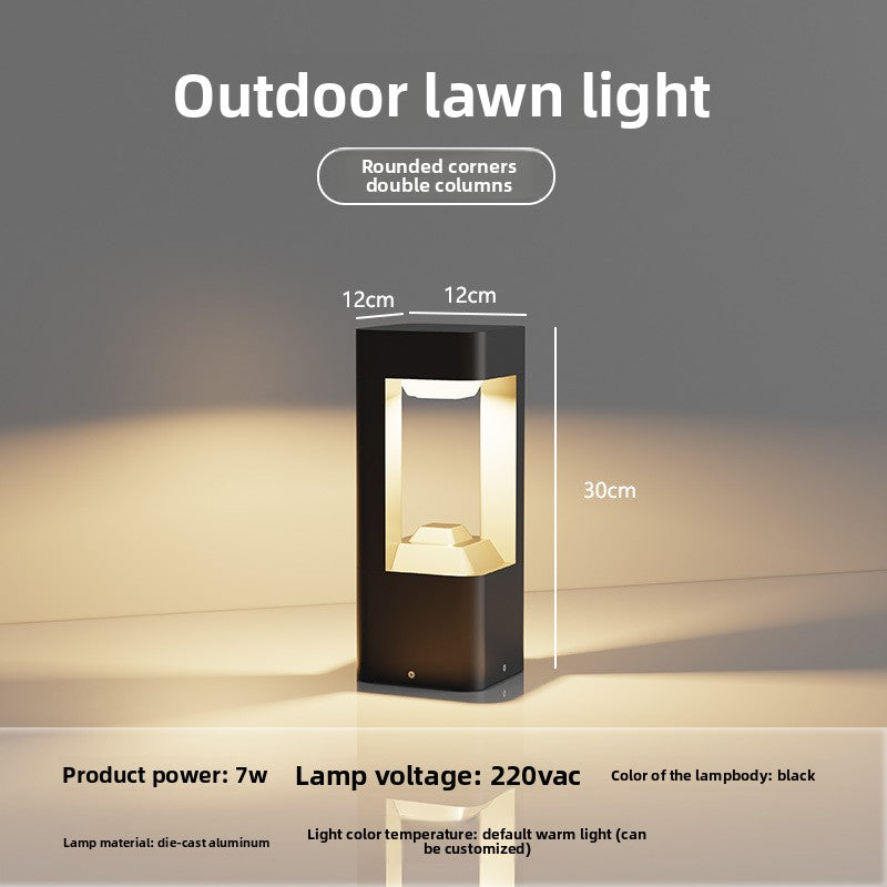 Modern Solar LED Lawn Light
