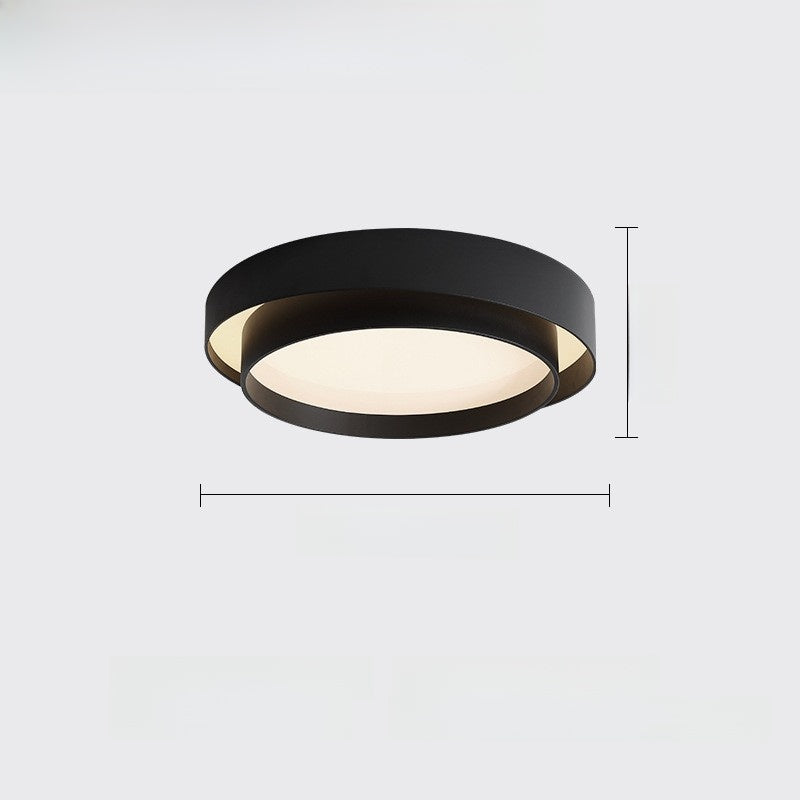 Modern LED Ceiling Light for Living Room & Bedroom | Nordic Flush Mount | Dimmable 3-Color Lamp
