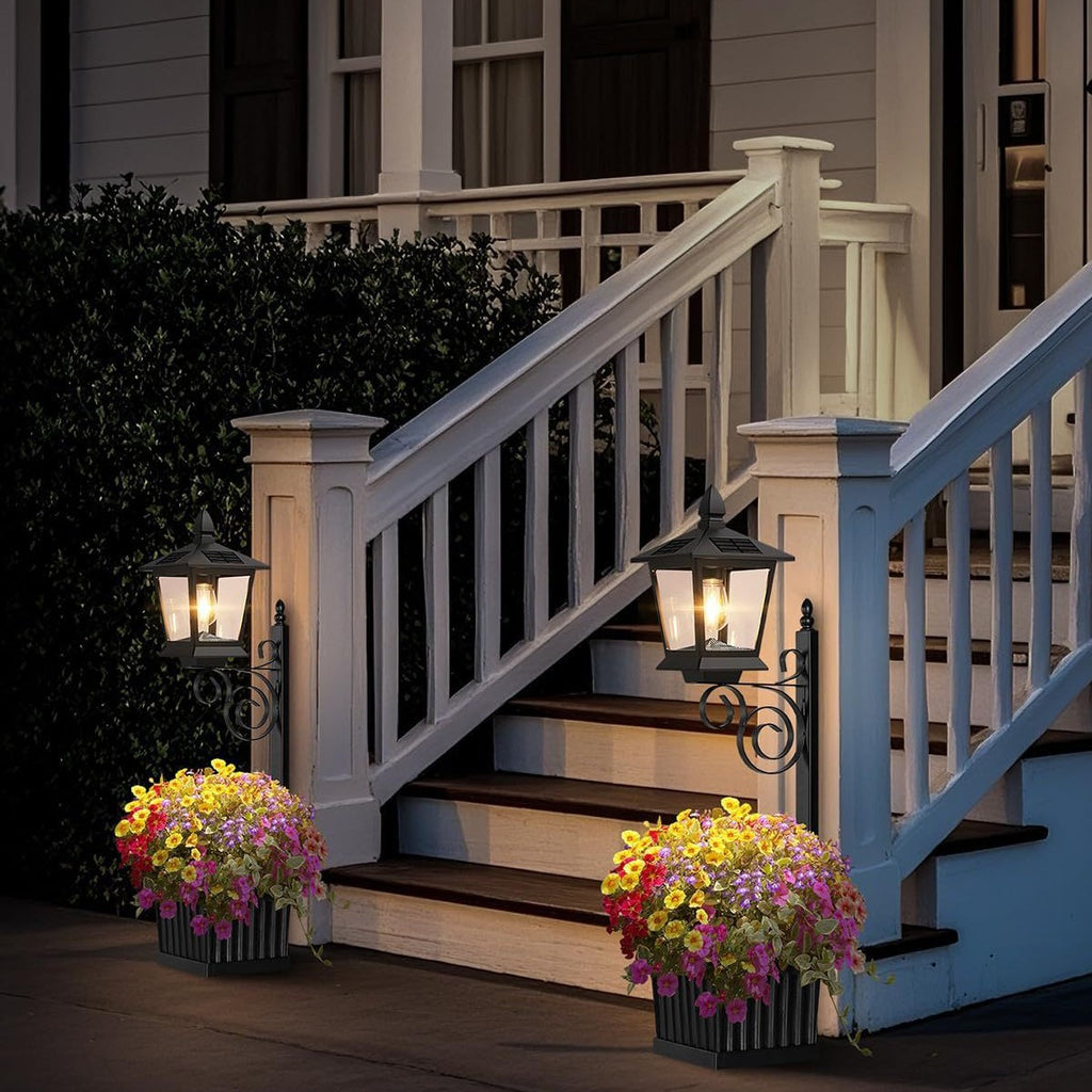 Solar-powered decorative lights