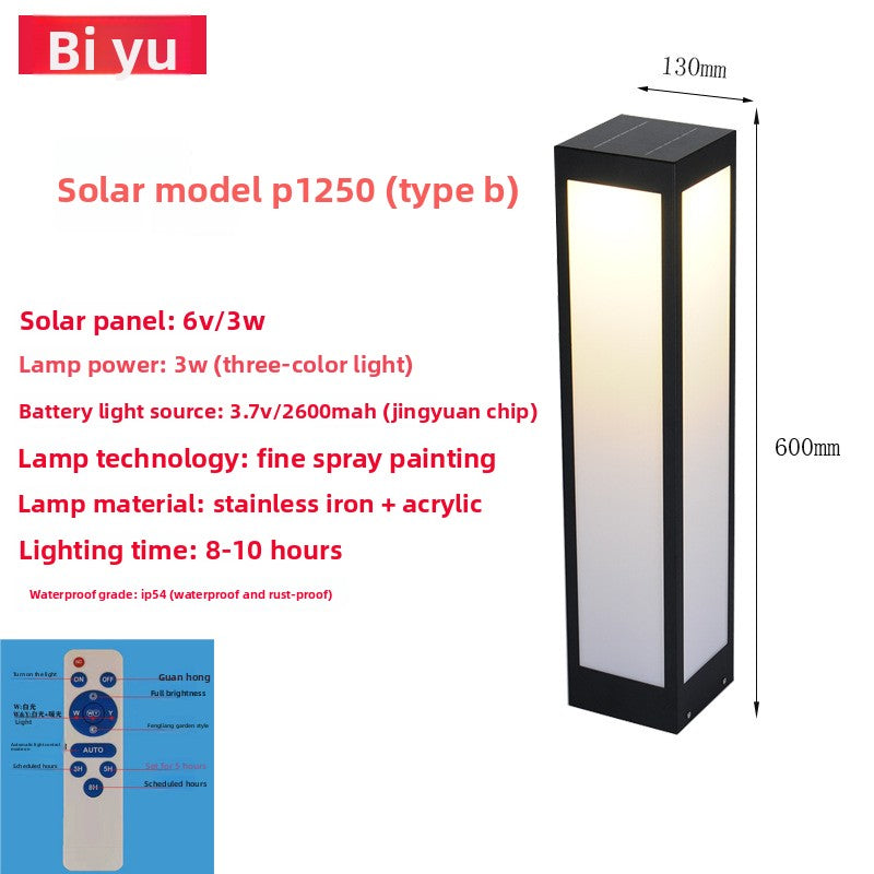 Solar Powered Outdoor Garden Light