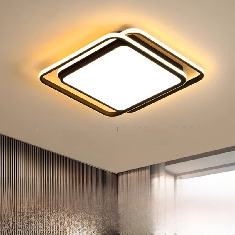 Minimalist LED Ceiling Light | Gourd-Shaped Flush Mount Lamp | Living Room Bedroom