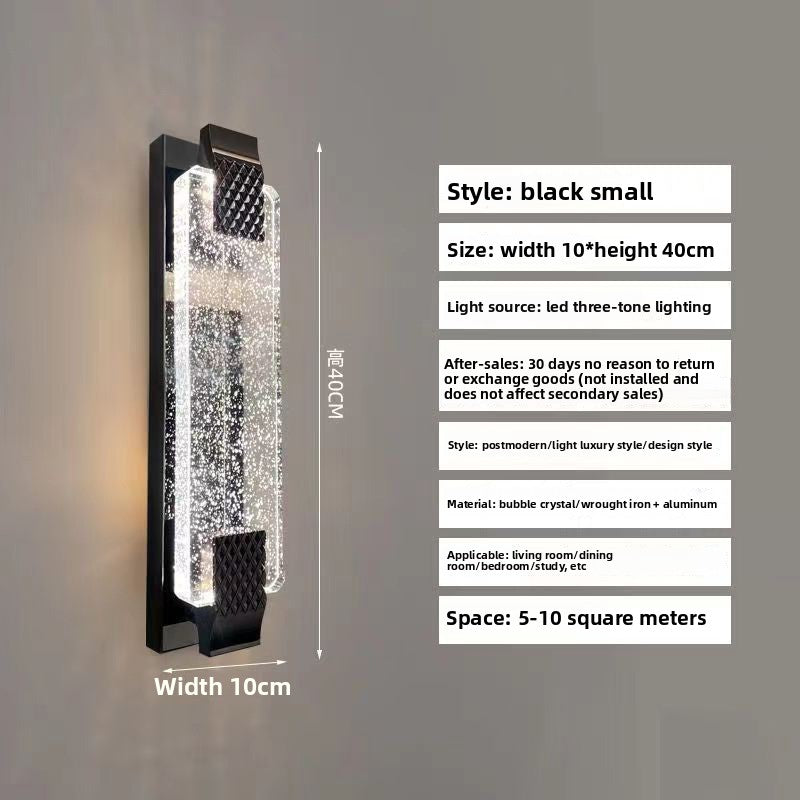 Waterproof Crystal LED Wall Light for Indoor Outdoor Use