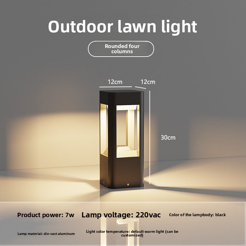 Modern Solar LED Lawn Light