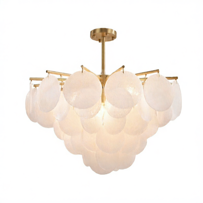 Modern Crystal Glass Chandelier | Diamond Pendant Light | Dining Room Living Room