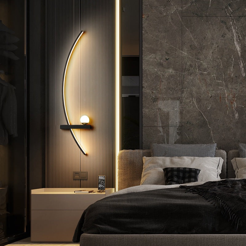 LED Swing Arm Wall Lamp | Adjustable Reading Sconce | Bedroom Hallway Bedside Light