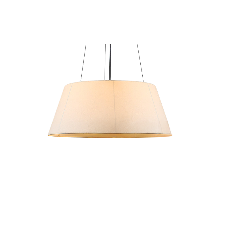 Wabi-Sabi Fabric Chandelier | Rustic Linen Pendant Light for Dining Room & Living Room