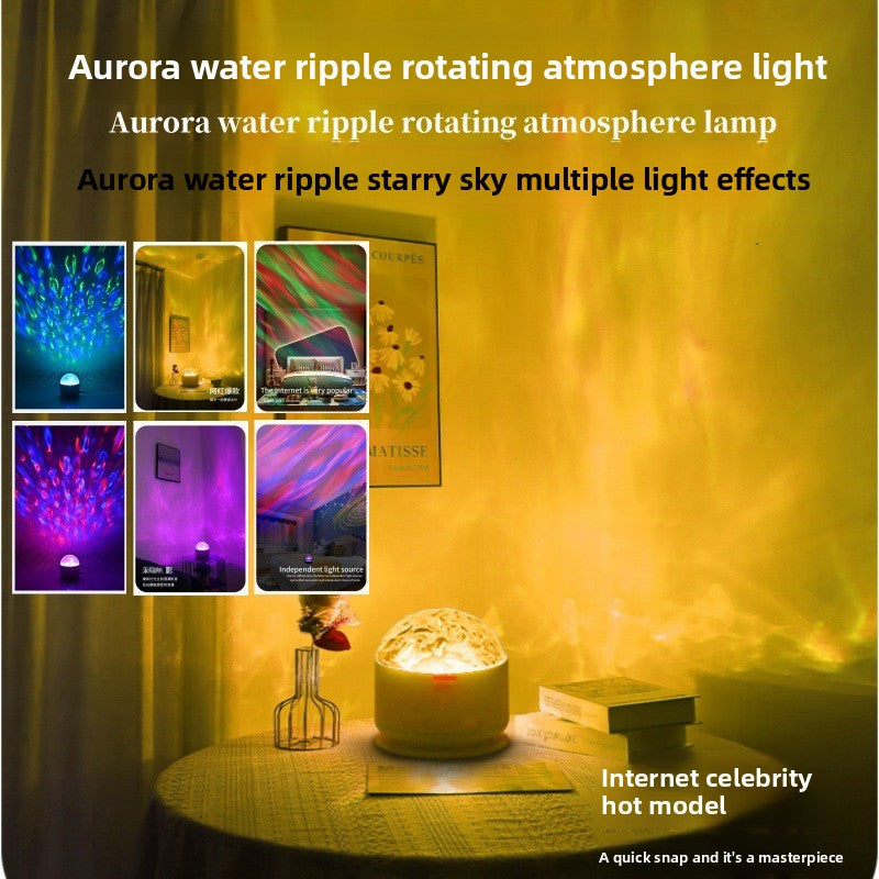 Aurora Projection Night Light with Remote