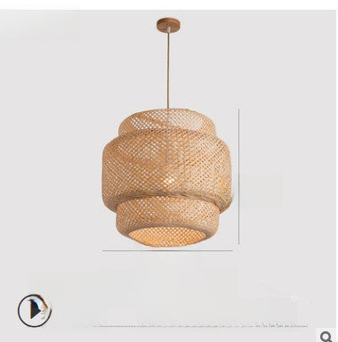 Living Room Bedroom Simple Bamboo Chandelier