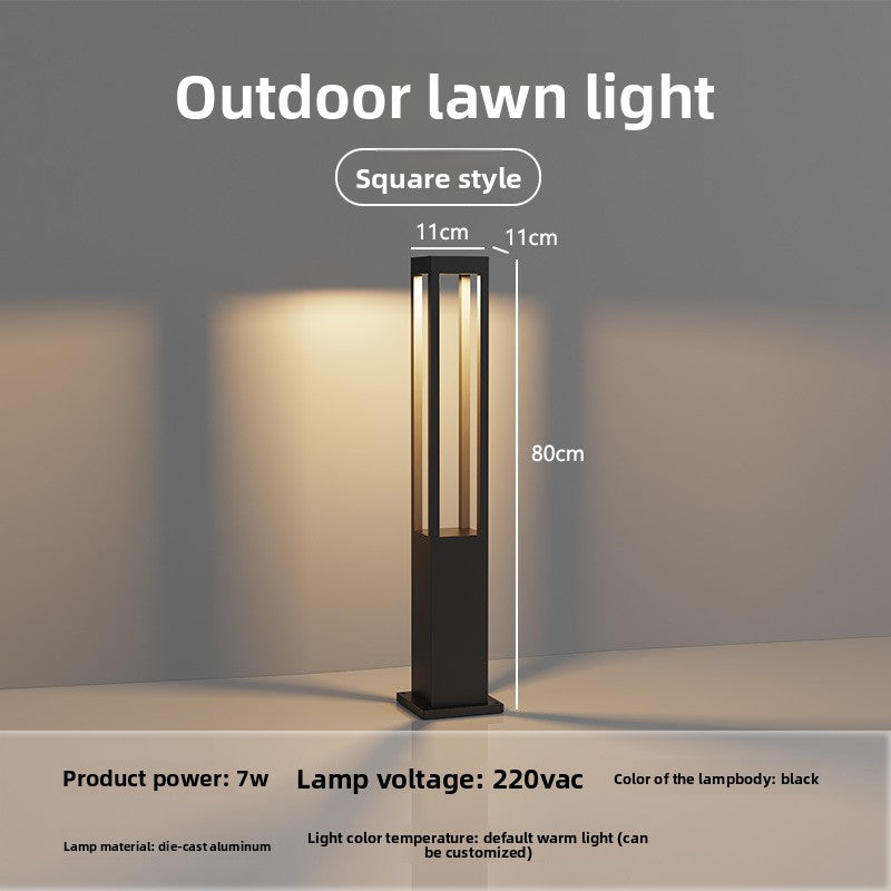 Modern Solar LED Lawn Light