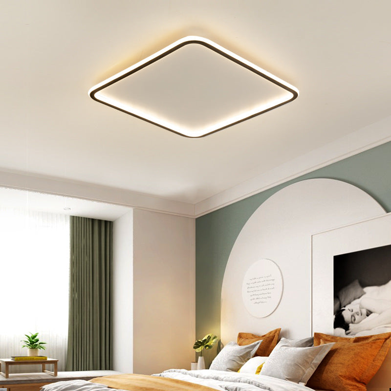 Ultra-Thin LED Ceiling Lamp | Slim Flush Mount Light | Modern Bedroom Living Room