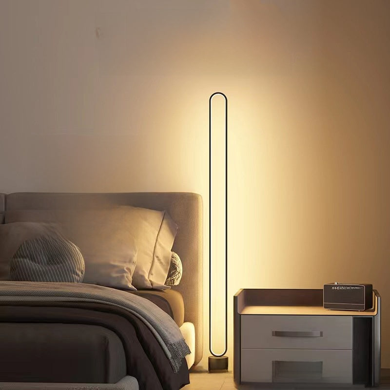 Smart LED Floor Lamp | Remote & Voice Control | Minimalist Living Room Bedroom