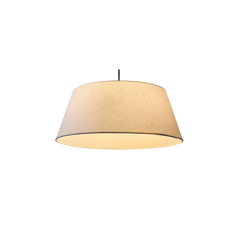 Wabi-Sabi Fabric Chandelier | Rustic Linen Pendant Light for Dining Room & Living Room