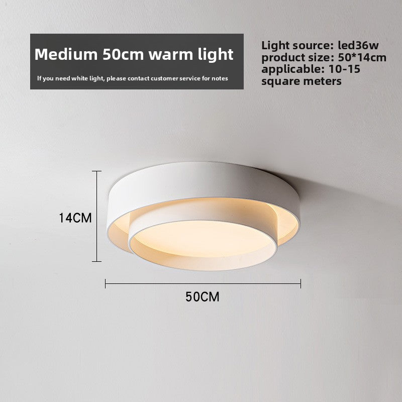 Square LED Ceiling Light | Dimmable Flush Mount Panel Lamp | Bedroom Office Living Room