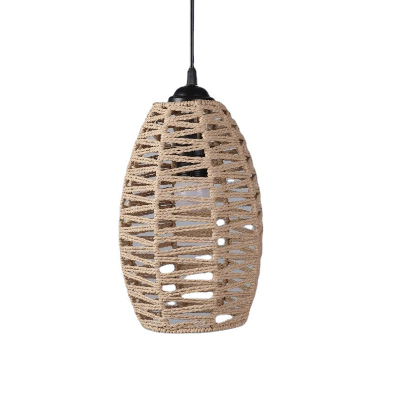Woven Paper Rope Chandelier Lampshade