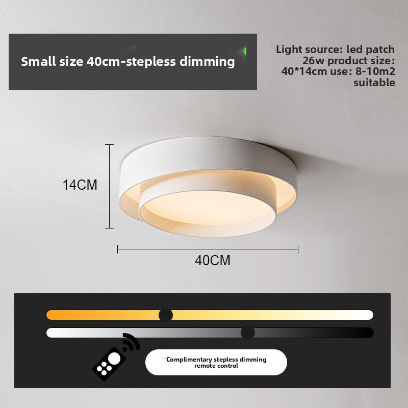 Modern LED Ceiling Light for Living Room & Bedroom | Nordic Flush Mount | Dimmable 3-Color Lamp