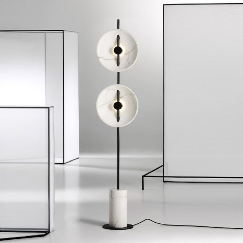Modern Adjustable Floor Lamp with Three Color Lighting