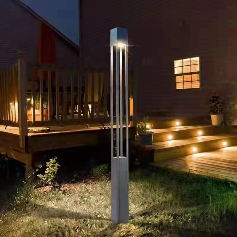 Antique LED Garden Lamp Post — Waterproof Outdoor Path Light