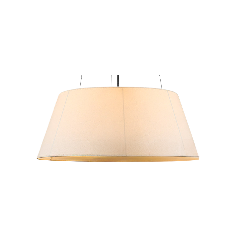 Wabi-Sabi Fabric Chandelier | Rustic Linen Pendant Light for Dining Room & Living Room