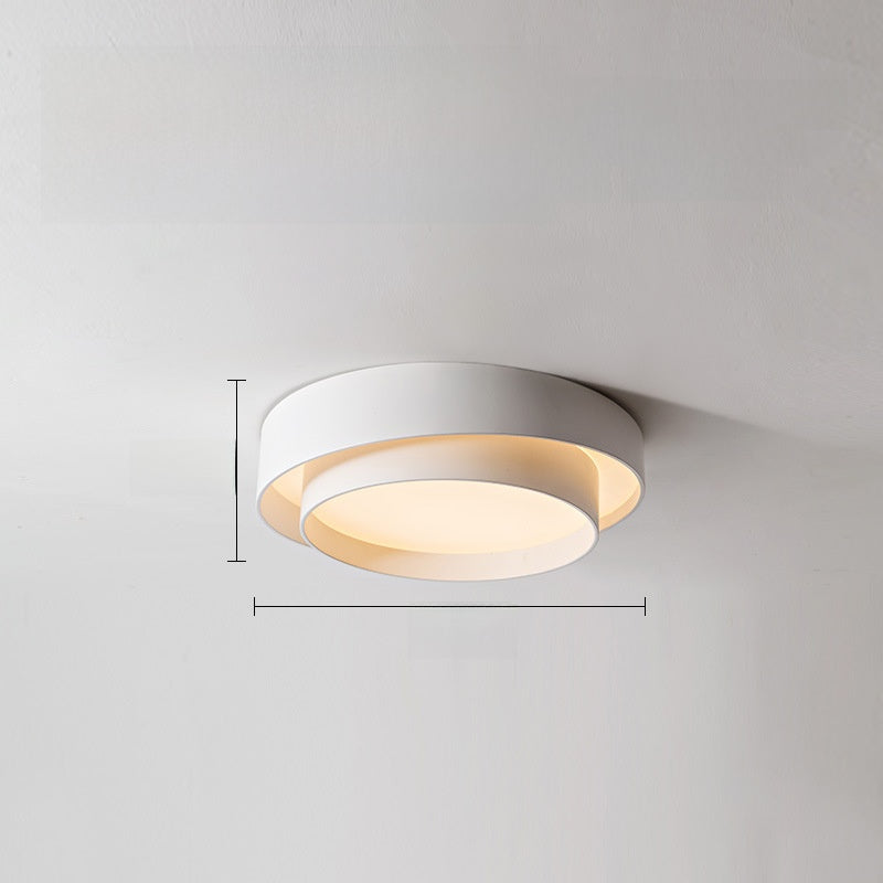 Modern LED Ceiling Light for Living Room & Bedroom | Nordic Flush Mount | Dimmable 3-Color Lamp