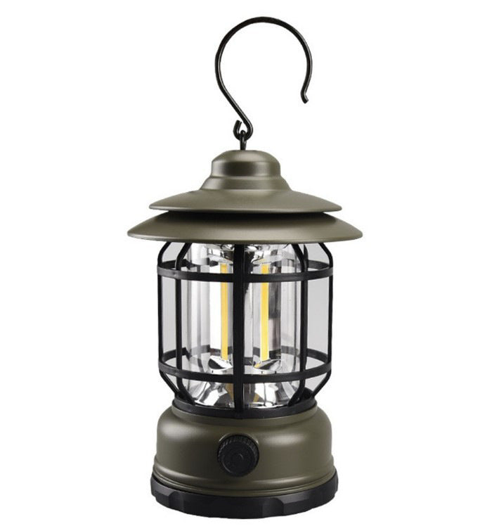 Retro Solar Rechargeable Camping Lantern