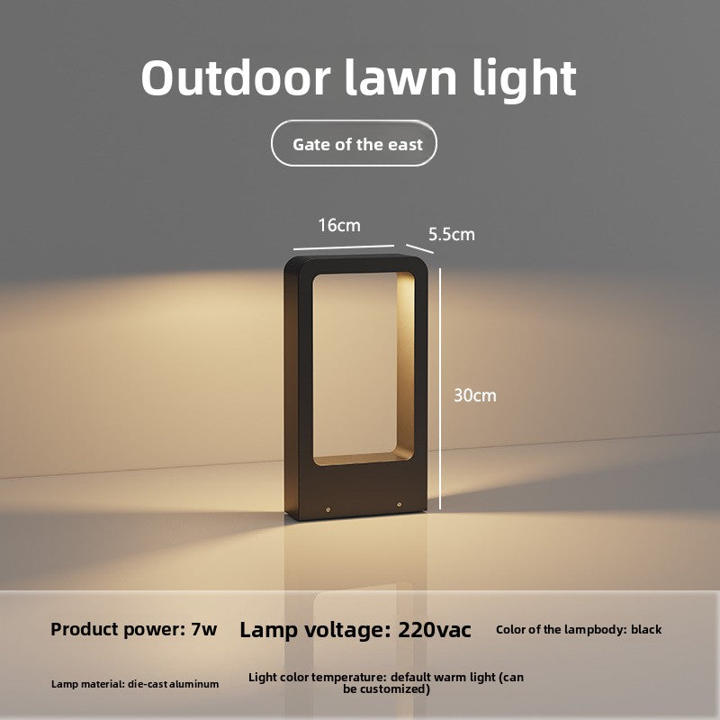 Modern Solar LED Lawn Light