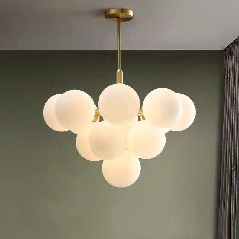 Copper Pendant Light | Decorative Multi-Head Chandelier | Dining Room Living Room Bar