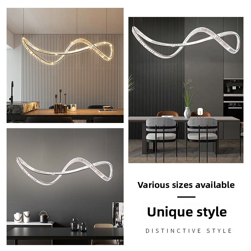 Modern Crystal LED Chandelier for Dining Room