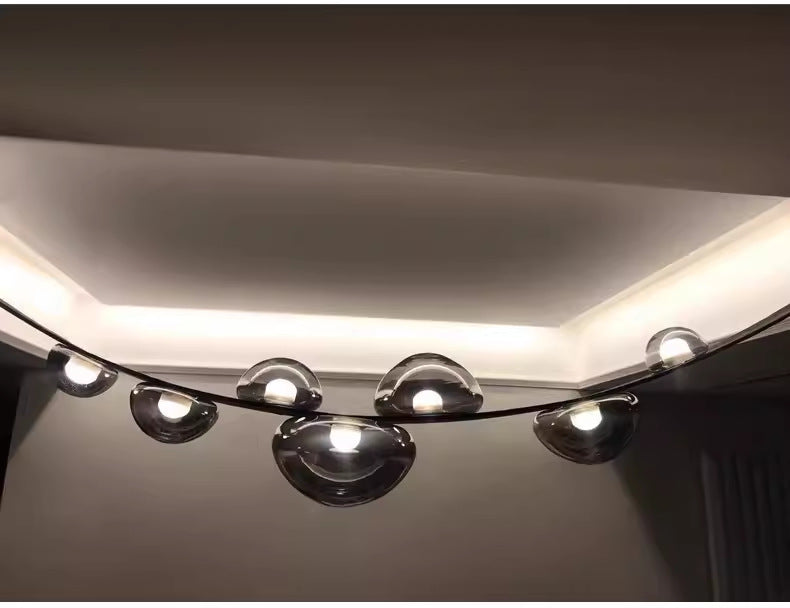 Modern Duplex Belt LED Chandelier