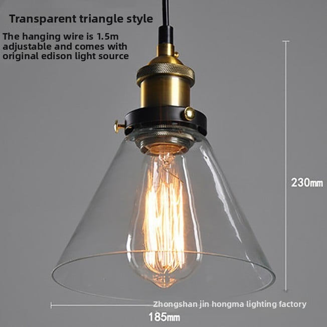Retro Glass Globe Chandelier | Creative Hanging Pendant Light | Dining Room Cafe Bar