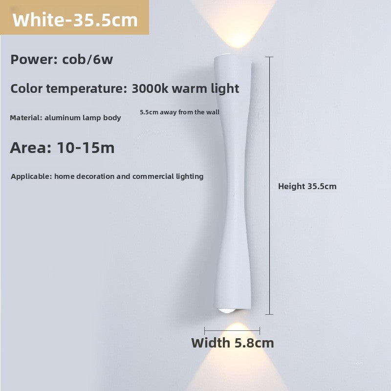 Adjustable Dual Head Wall Lamp