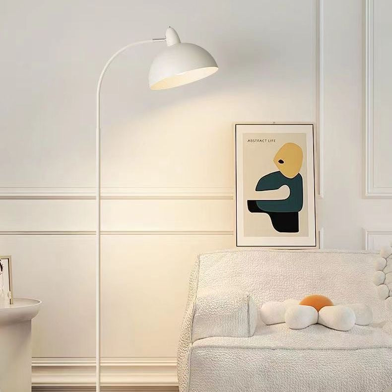 Scandinavian LED Floor Lamp | Eye-Care Standing Light | Minimalist Reading Lamp for Living Room