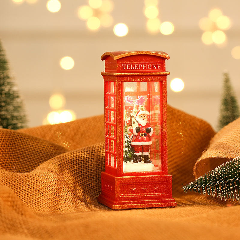Christmas Glowing Candle Lamp Desktop Decoration