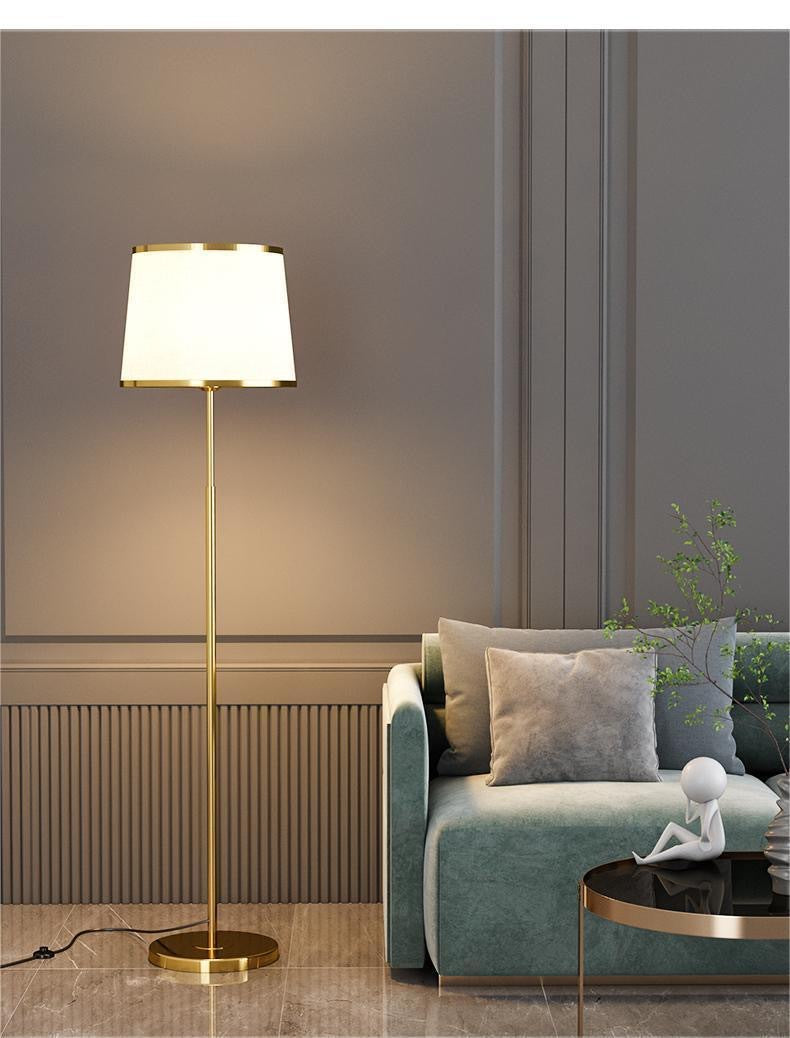 Modern LED Floor Lamp with Remote Dimming | Slim Standing Light | Reading Lamp Living Room